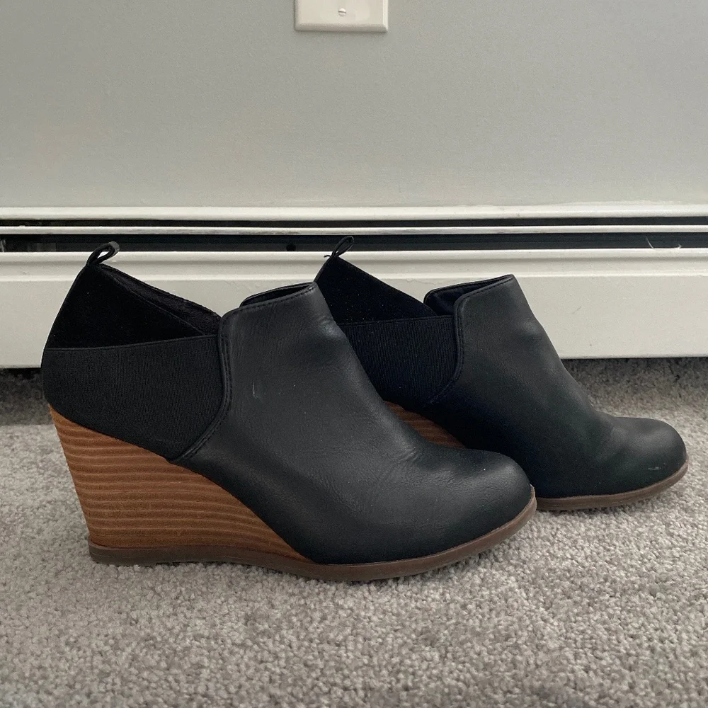 Dr. Schools wedge booties - Picture 1 of 1